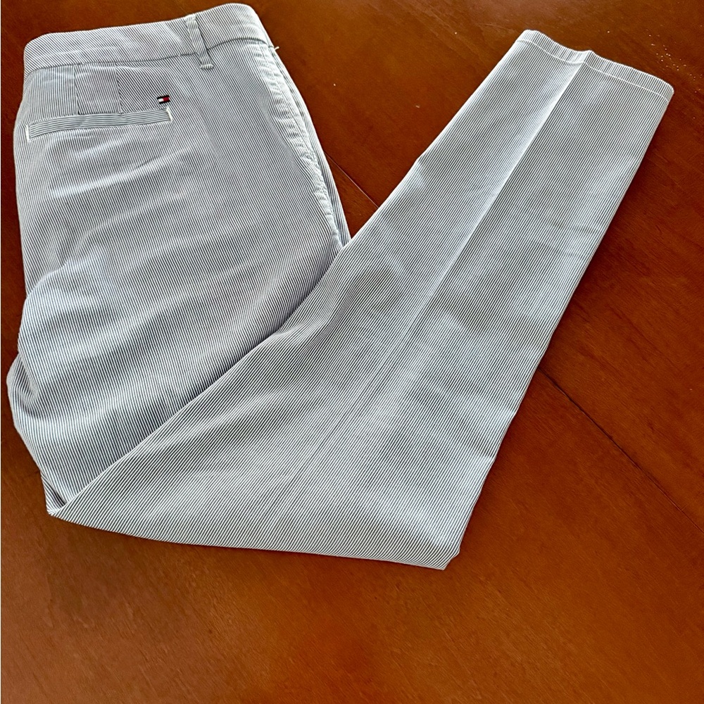 🌺Tommy Hilfiger Blue and White Pinstripe pants🌺🦋